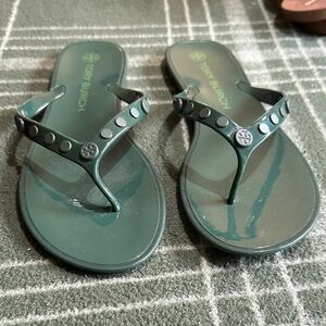 Tory Burch Dark Green Sandals size 10